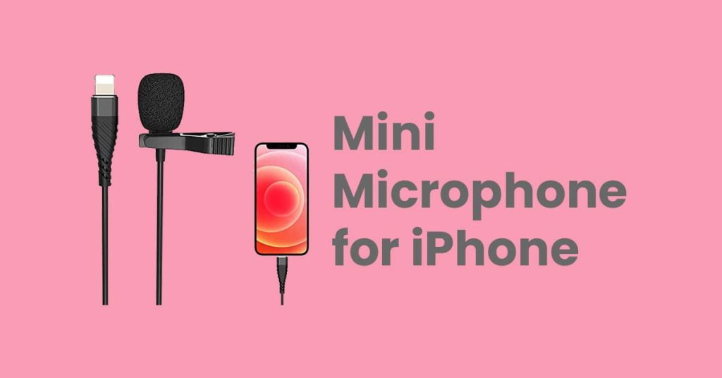 Mini microphone for iPhone